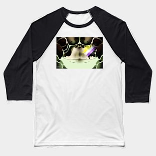 NonBinary Sea Turtle Face Baseball T-Shirt